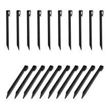 40Pcs Durable Pe Garden Pegs Ground Stakes for Plant Support