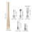 1Conjunto Kit Cuidados Cutículas Aço Removedor Unhas Manicure 2