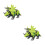 2Conjuntos Brinquedo Montado Verde Material ABS 4