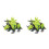 2Conjuntos Brinquedo Montado Verde Material ABS 5