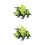 2Conjuntos Brinquedo Montado Verde Material ABS 9