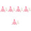 5Set Outfit Per Bambola Ragazza in Cotone Rosa E Gonna Elegante 6