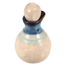 2Conjuntos Garrafas Decorativas De Cerâmica Branca Para Perfume E Óleo