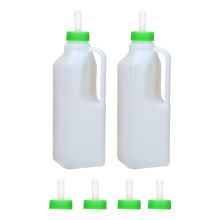 4Sets Durable Lamb Feeding Bottles White Livestock Nursing Tools