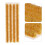 5Set Erba Artificiale Resinata Per Modellismo E Scenografie Oro 11