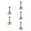 5Pcs Heavy Duty Self Leveling Feet Carbon Steel Adjustable Rubber Base 9