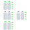 4Sets Durable Lamb Feeding Bottles White Livestock Nursing Tools 8