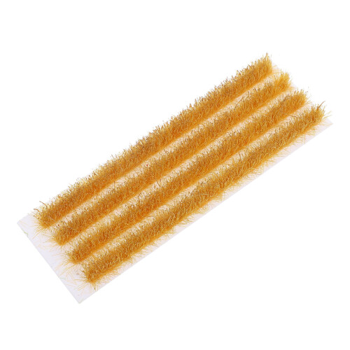 5Set Erba Artificiale Resinata Per Modellismo E Scenografie Oro 1
