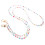 5Pcs Transparent Plastic Beaded Phone Wrist Strap Keychain Lanyard 3