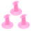 9Pz Unghie Rosa Per Nail Art, Rigida, Stabili 1