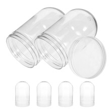 18St Transparante DIY Sneeuwbol Set Van Duurzaam Pet Voor Decoratie