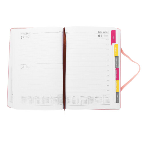 5Pz Diario Planner Rosa Cartaceo Multiuso Per Studio E Lavoro 1