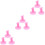 9Pz Unghie Rosa Per Nail Art, Rigida, Stabili 5