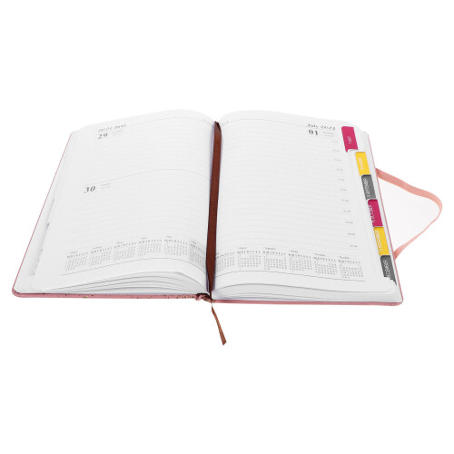 5Pz Diario Planner Rosa Cartaceo Multiuso Per Studio E Lavoro 2