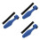 3Sets Adjustable Blue Fishing Rod Protector Sleeve with Elastic Straps 7