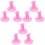 9Pz Unghie Rosa Per Nail Art, Rigida, Stabili 3