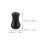 2Set Pomelli Nero in Nylon PVC Per Tende E Tapparelle 10