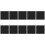Stickers Tuiles Décoratives Murales Noir PVC DIY 1