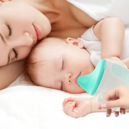 4Pz Baby Sippy Cup Celeste Con Manico E Tappo Sigillato 2