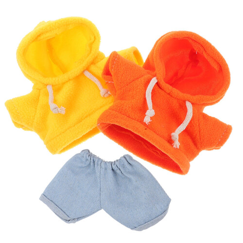 2Conjuntos Roupas Para Urso De Pelúcia Com Capuz E Acessórios Variados 1