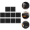 Stickers Tuiles Décoratives Murales Noir PVC DIY 2