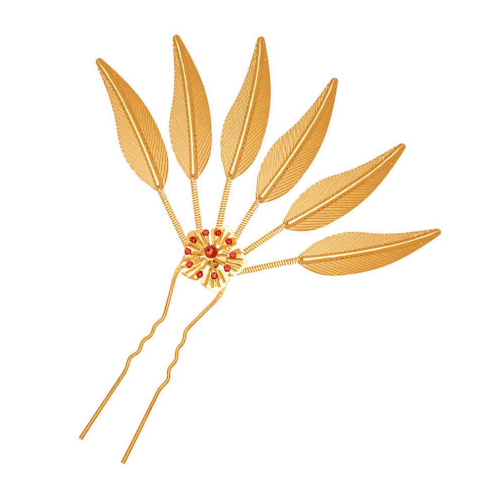 2Pz Dorati Metallo Hairpin Stile Cinese-image