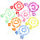 14Conjuntos Luau Hawaii Colorida Com Flores De 1