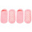 2Pares Gel Para Calcanhar Rosa De Pele E Proteção 2
