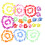 14Conjuntos Luau Hawaii Colorida Com Flores De 5