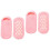 2Pares Gel Para Calcanhar Rosa De Pele E Proteção 4