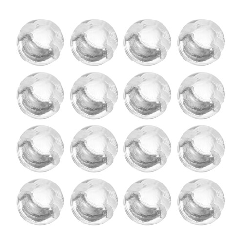 48Pz Stopper Catena Mini Trasparenti in Pom Resistente 1