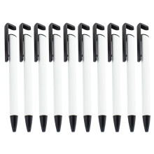 10Pcs Retractable Ballpoint Pen Set for Sublimation Printing, Heat Transfer, and Craft Projects, Assorted Colors