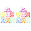 14Conjuntos Luau Hawaii Colorida Com Flores De 7