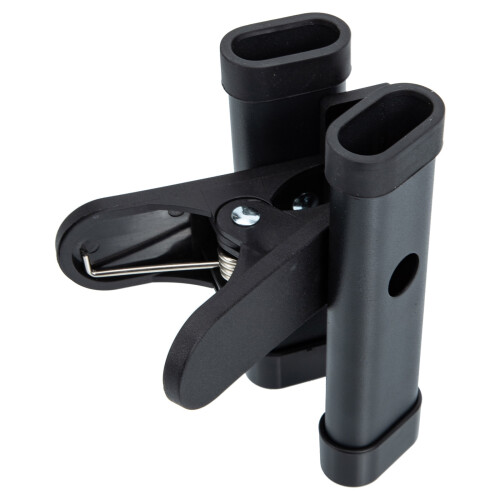2Pz Contenitore Bacchette Tamburo Nero, ABS Resistente E Compatto 2