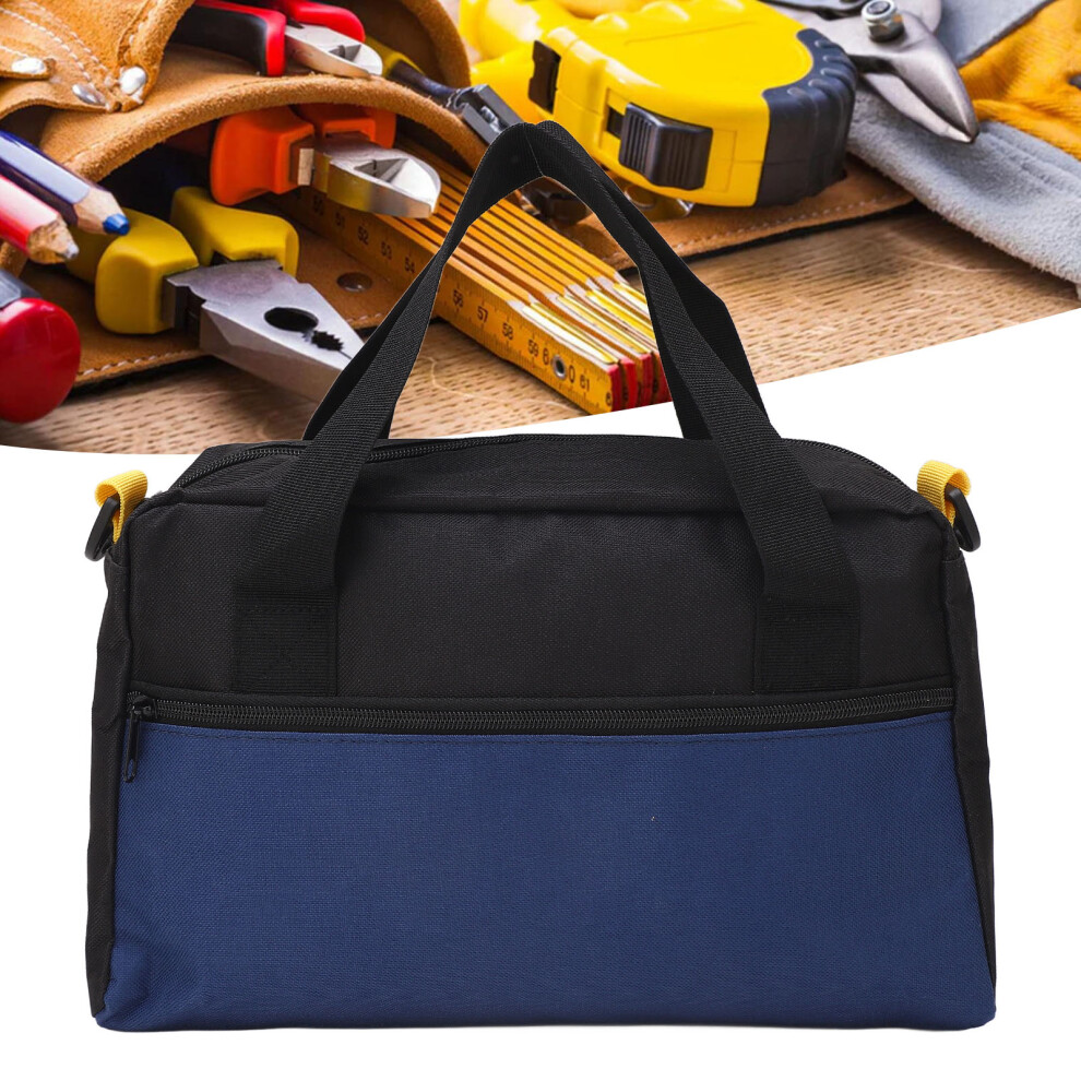 Portable 14 Inch Heavy Duty Canvas Tool Bag Large Capacity For Mechanical Work 5071368904328