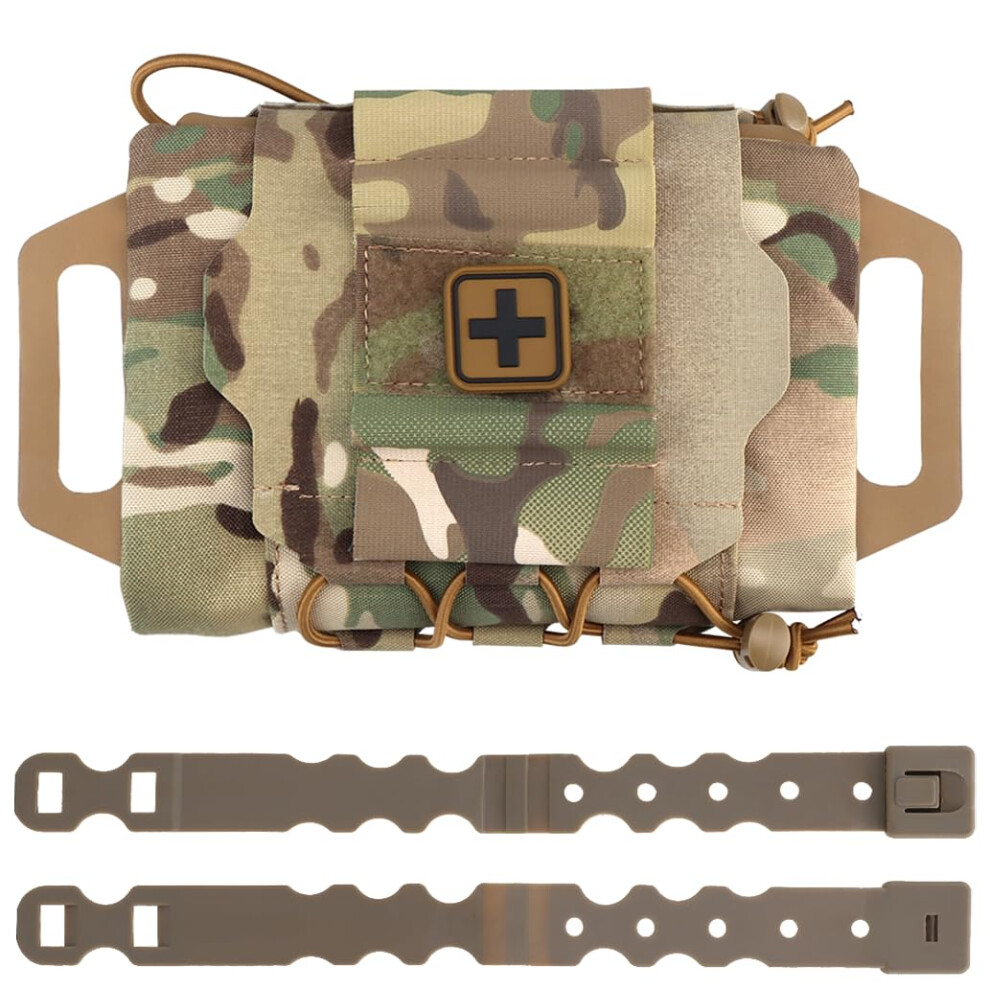 Tactical Molle IFAK Pouch Medical First Aid Kit Carrier for Vest Belt Backpack Outdoor Hunting Airsoft Gear
