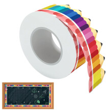 Pencil Border for Classroom, Decorative Bulletin Board Border for Teachers