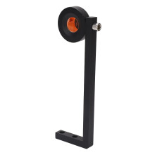 Copper Coated Mini Prism Waterproof Right Angle Glass Lens For Total Stations Compact Design High Reflectivity Suitable For Subways Railroads And