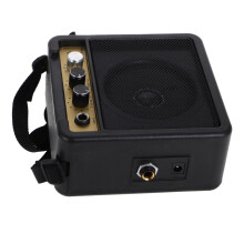 1 Set Mini Guitar Amplifier Portable Guitar Amp for Guitar and Bass Compact Speaker