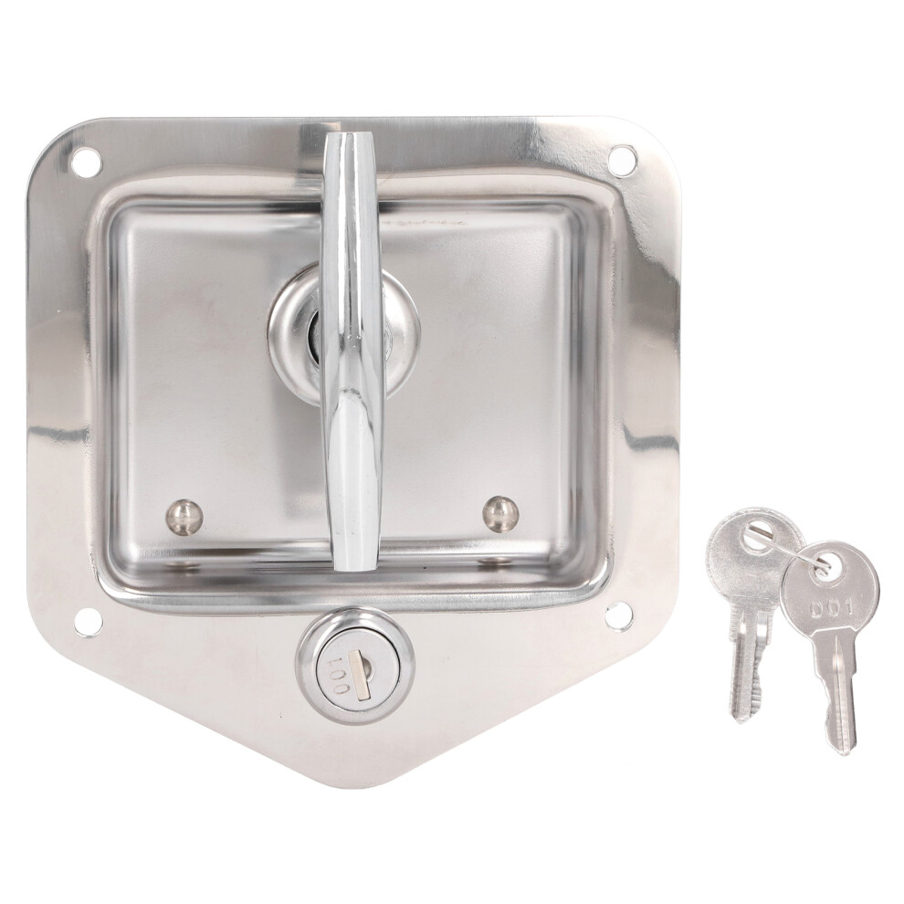 Waterproof Seal T Handle Latch, Rv Door Lock With Adjustable Cam Depth And Secure Locking, Durable Construction Stainless Steel Locking For Trailer 9159805534461