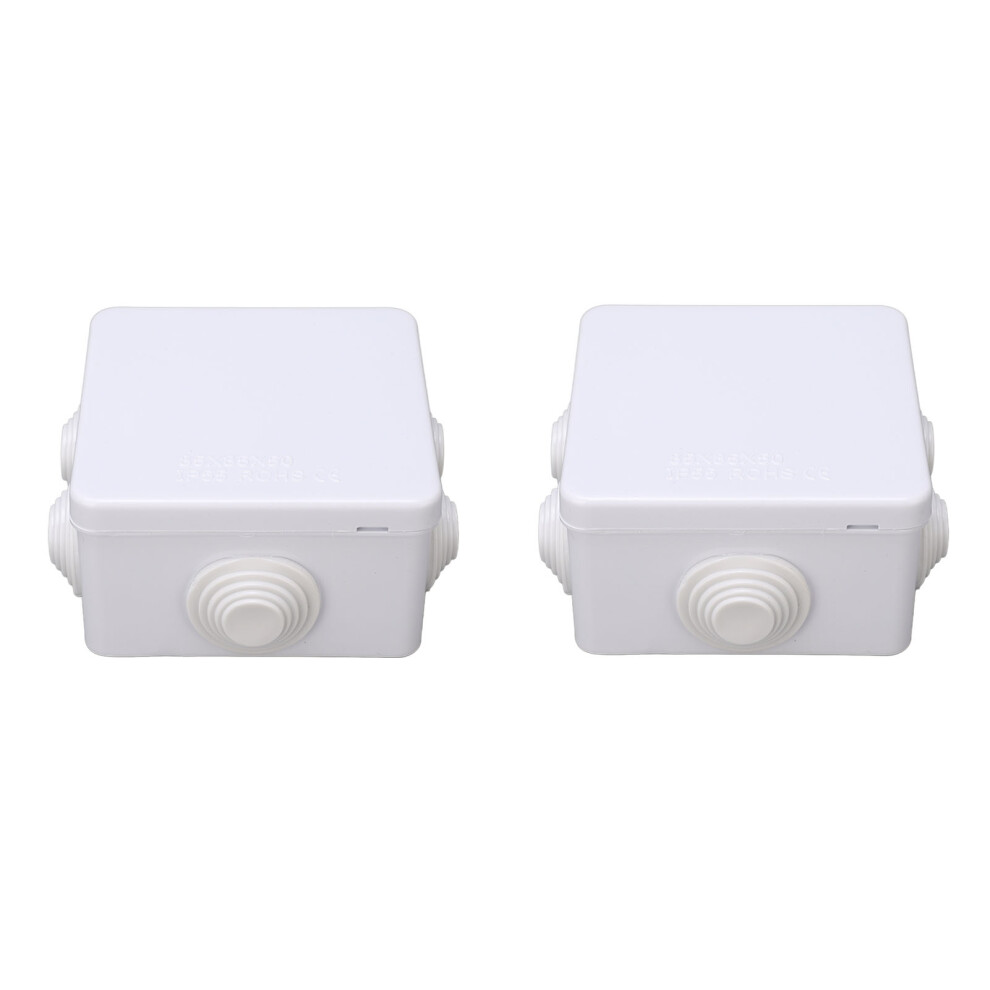 Sturdy Electrical Junction Box Ip55 Waterproof Dustproof Abs Plastic Outdoor Enclosure Uv Resistant With Sealing Structure For Residential And 9159805557064