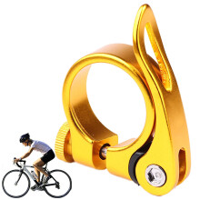 Gongs Quick Closure Lever Chain For Road Bikes 31.8mm Anodised Aluminium Gold Adjustable