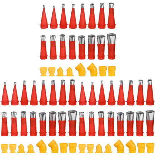 72Stk Dichtstoffspitzen Caulk Nozzle Applikatoren Set 1