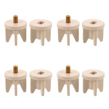 12Paare Endkappen Beige Kunststoff Für Außen Fensterläden
