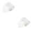 2Stk Weiße Polyester Krawatten Party Kleidung Accessoires 6