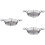 3Stk Schwarzer Foodkorb Frittierhalter Und Snacks 9