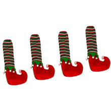 Weihnachtsmotiv, dekorative Beinmanschetten, rutschfeste-Rot 4