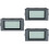 3Stk Digitaler Frequenzmesser Grau Mit Blauem Display Ac80-300V 6