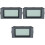 3Stk Digitaler Frequenzmesser Grau Mit Blauem Display Ac80-300V 3