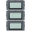 3Stk Digitaler Frequenzmesser Grau Mit Blauem Display Ac80-300V 8